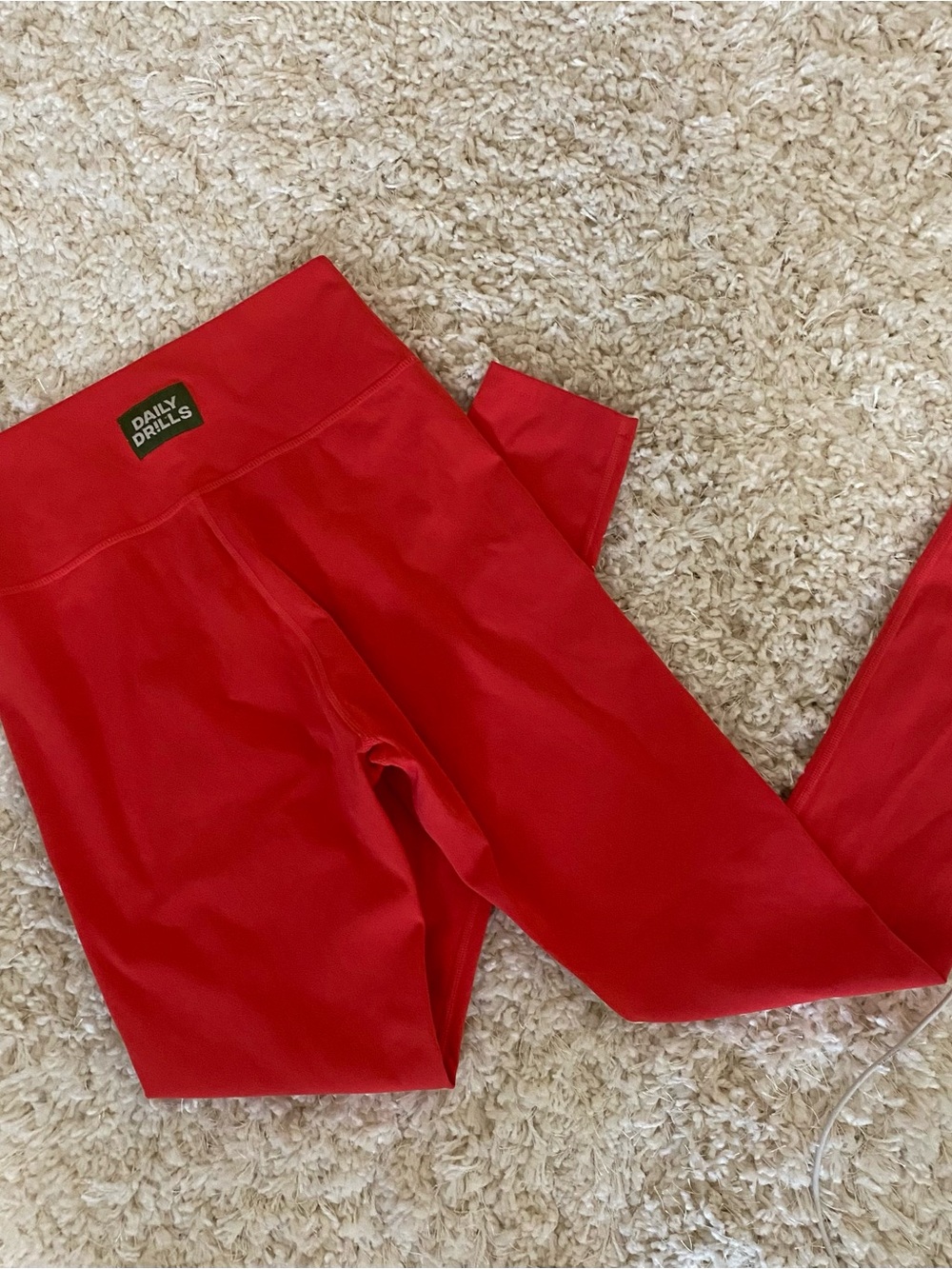 Daily Drills Red Leggings